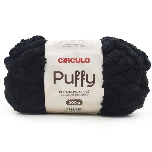 Fio Puffy  Circulo 8990 (Preto)