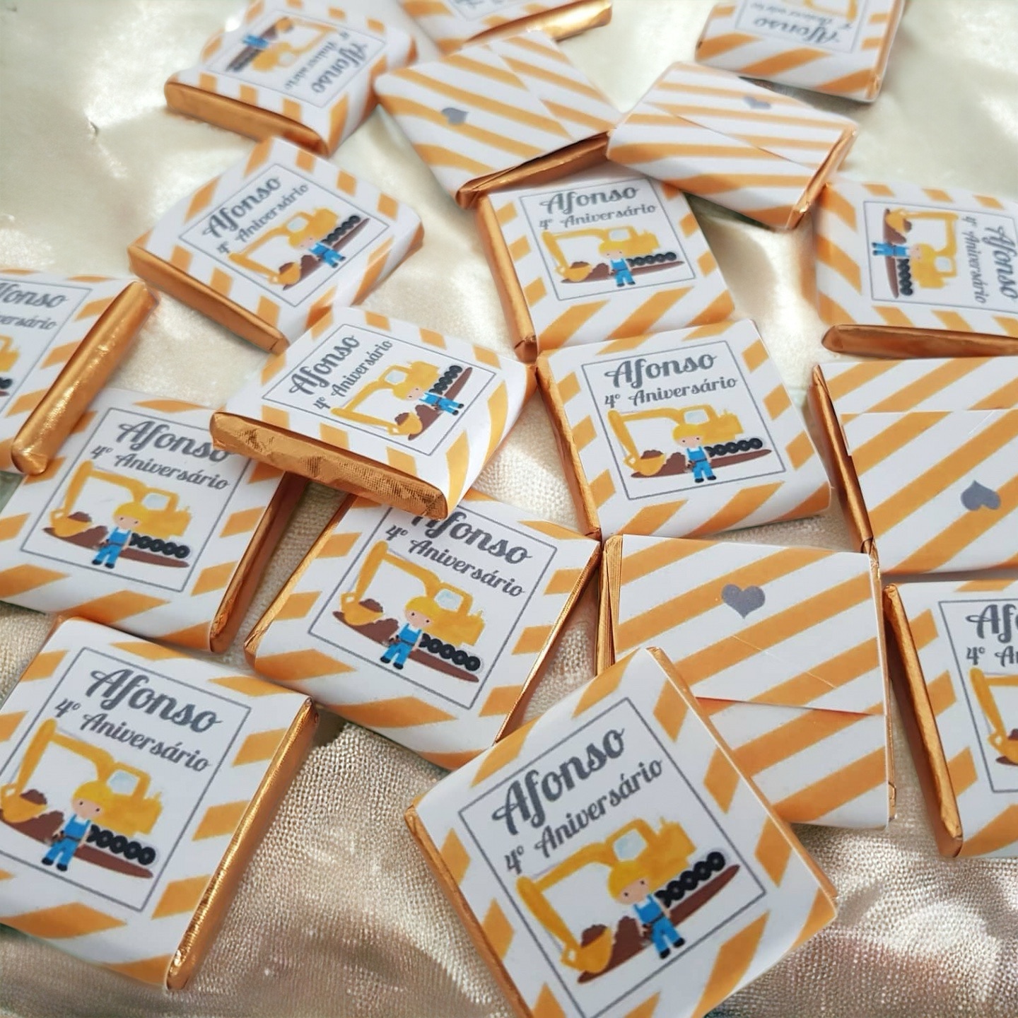 Mini chocolates personailzados