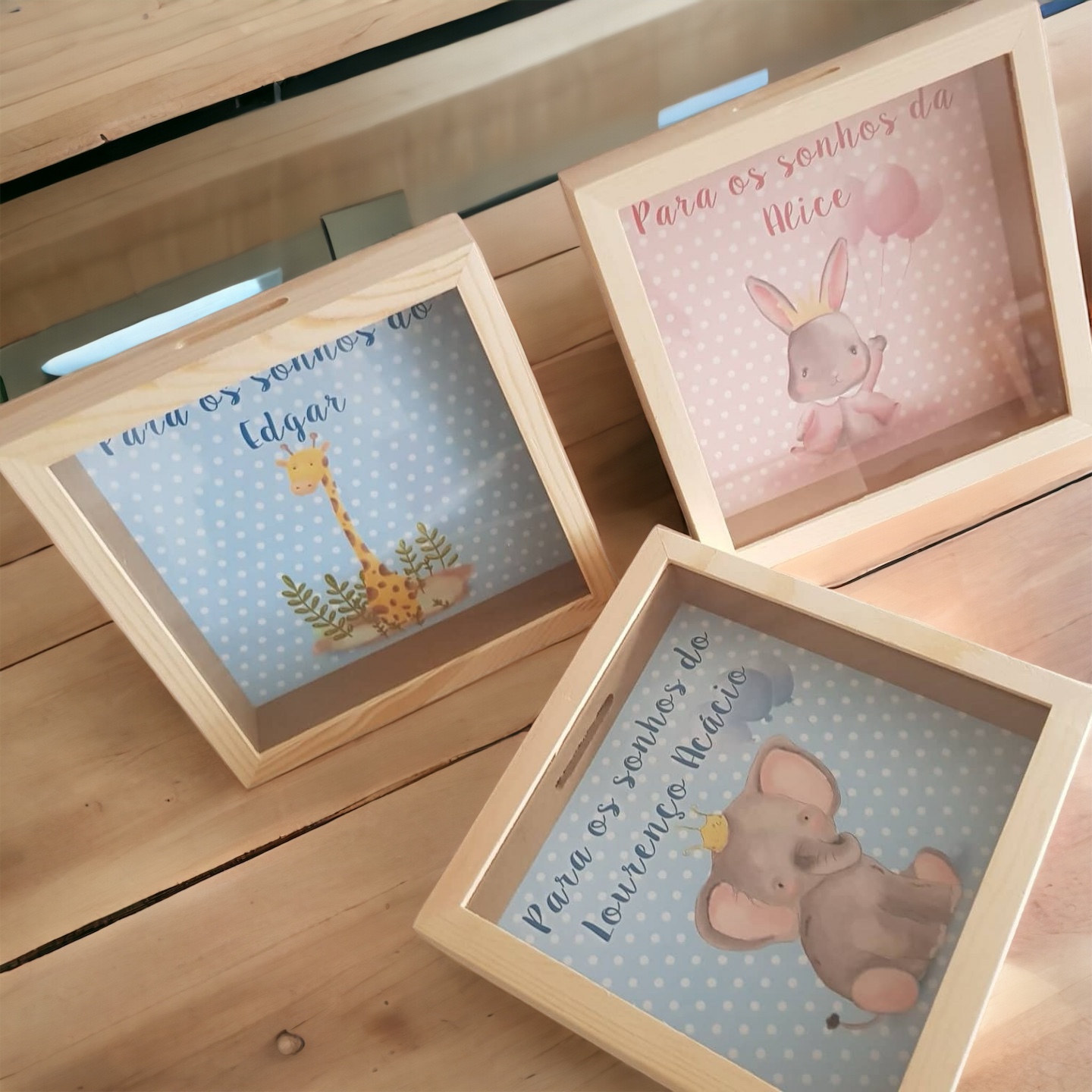 Mealheiro em  Madeira Cru