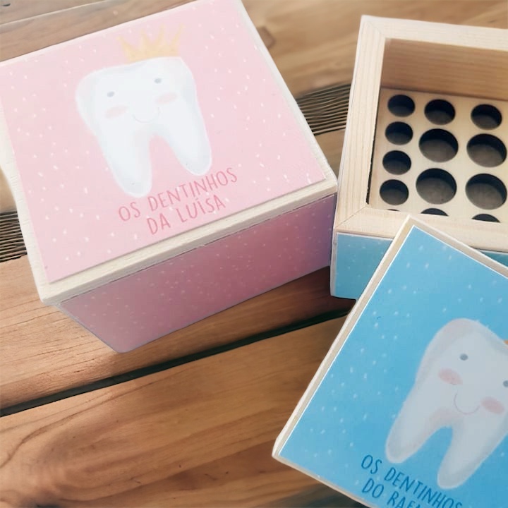 Caixa para guardar Dentes