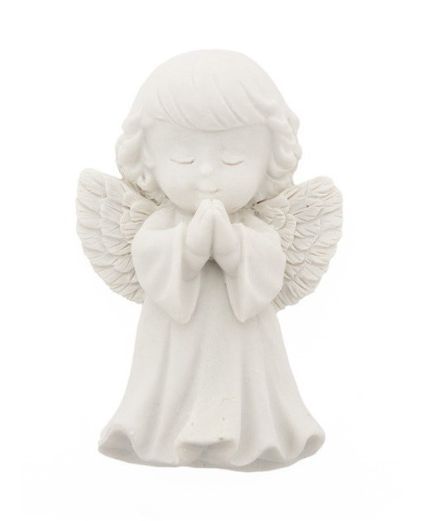 Anjo perfumado de gesso