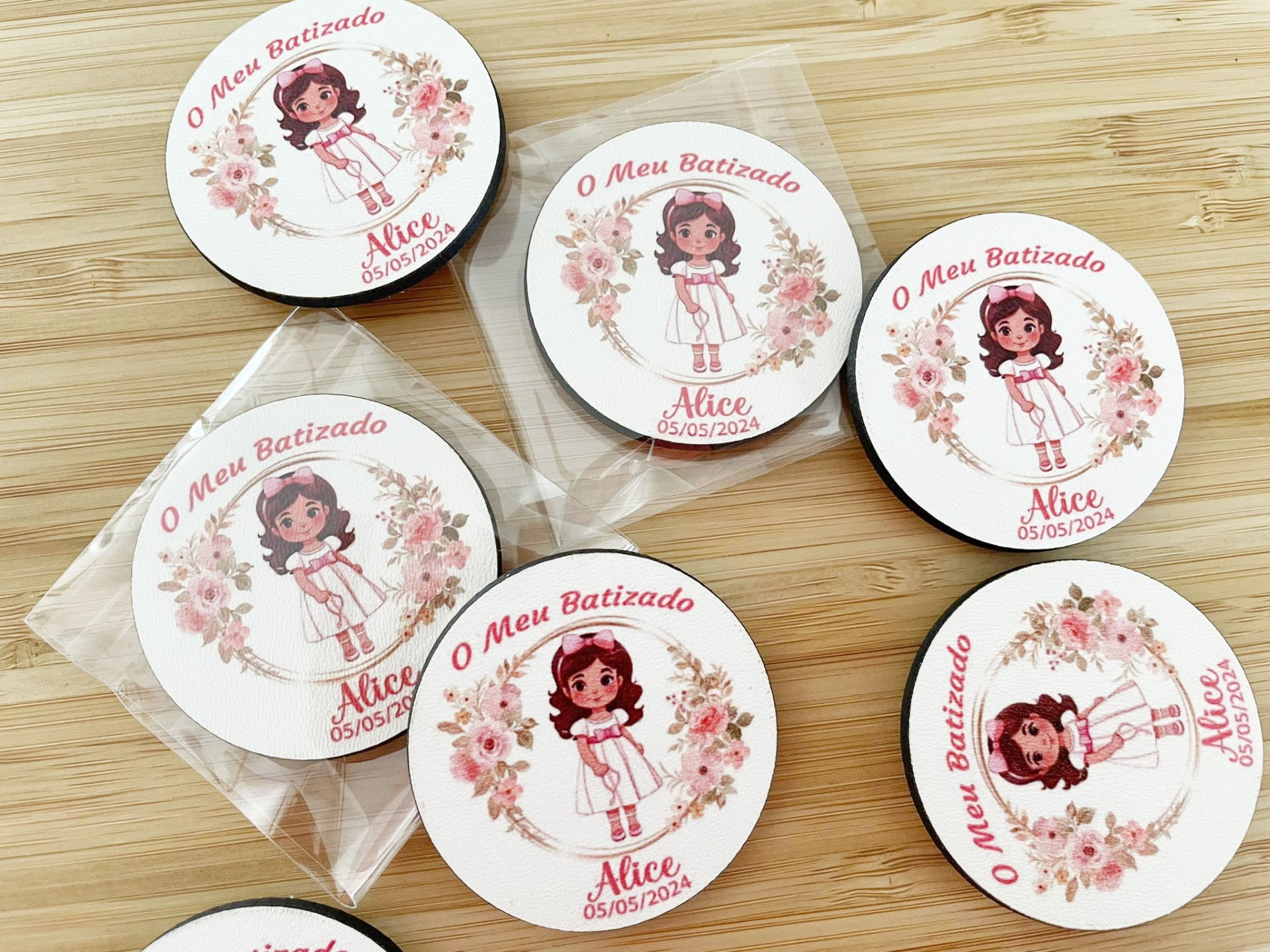 Íman de madeira personalizado