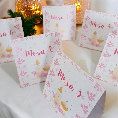 Marcadores de mesa