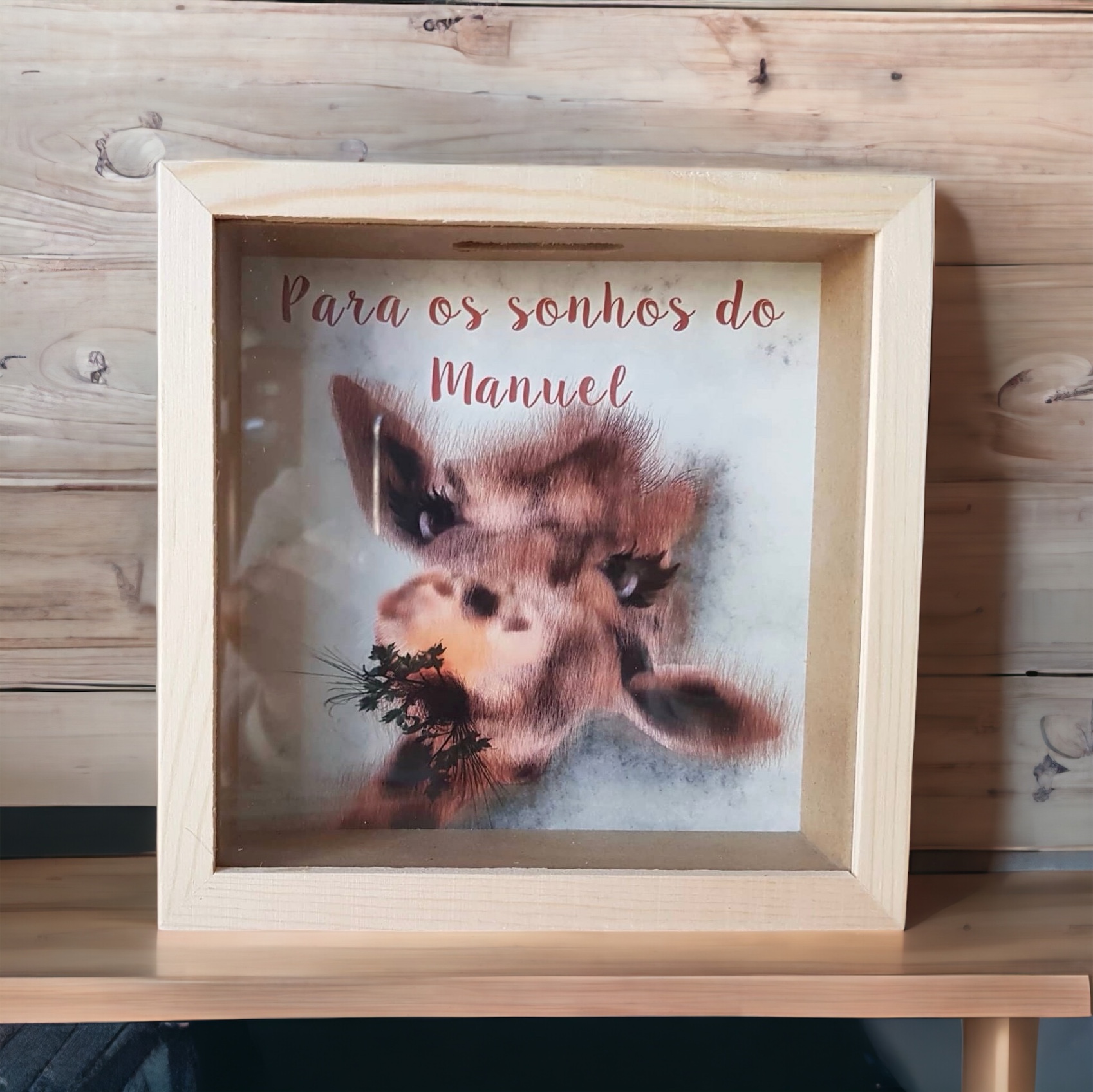 Mealheiro em  Madeira Cru