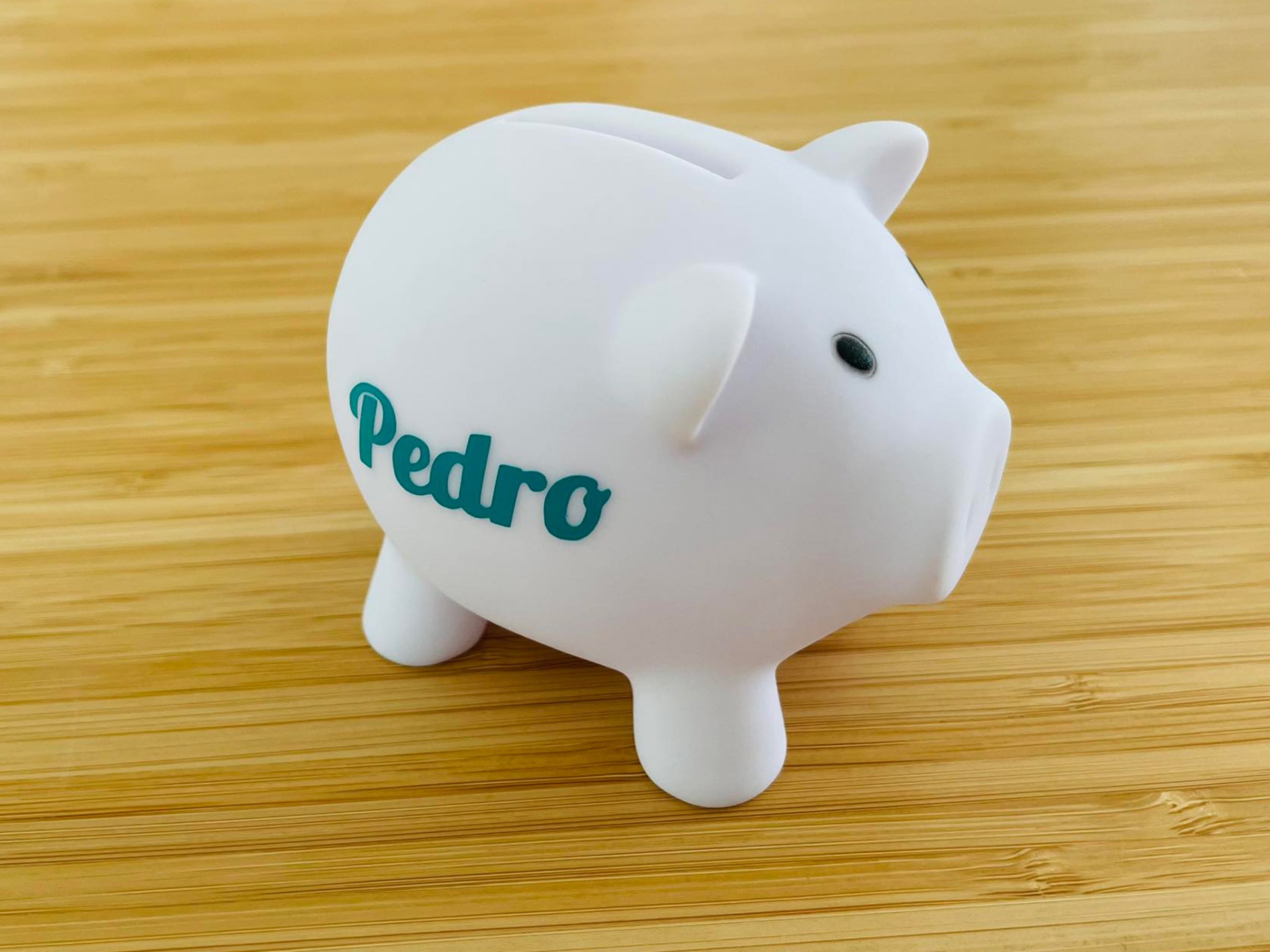 Porquinho Mealheiro Personalizado.