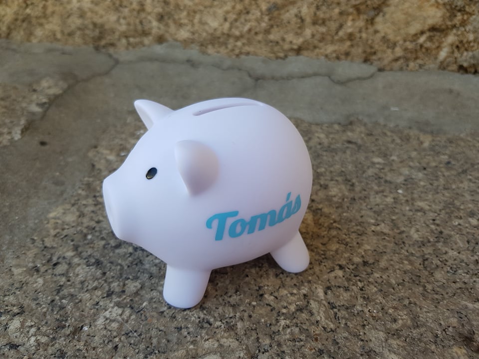 Porquinho Mealheiro Personalizado.