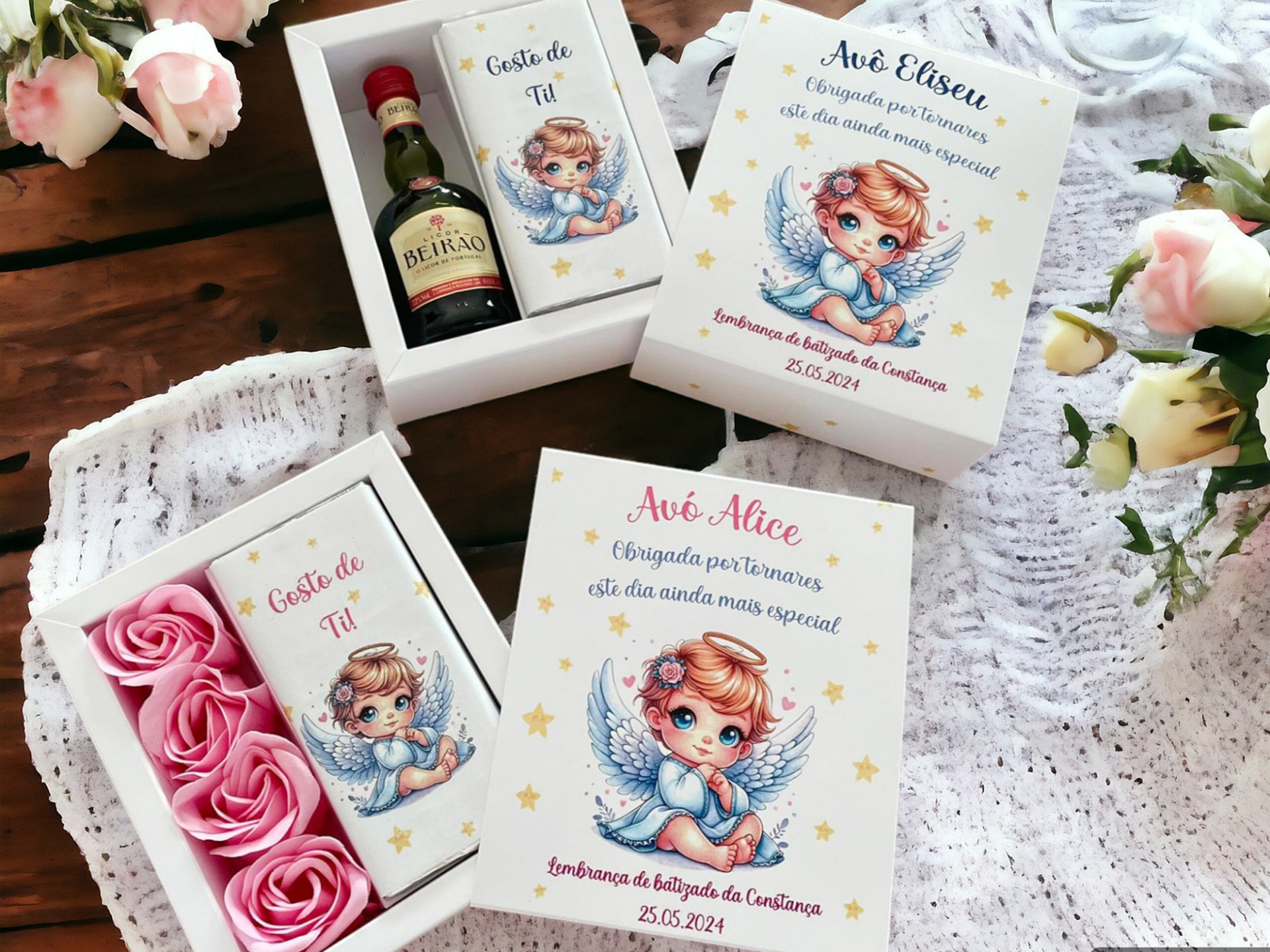 Lembrança de Batizado ou Comunhão para os Avós