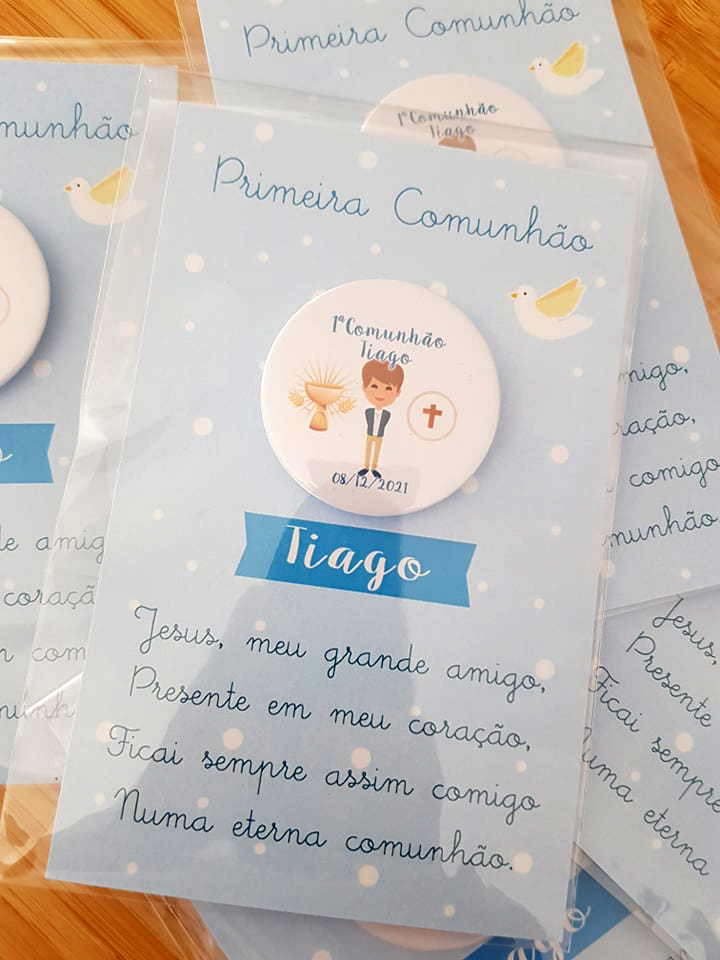 Lembrança Postal com Íman Personalizado