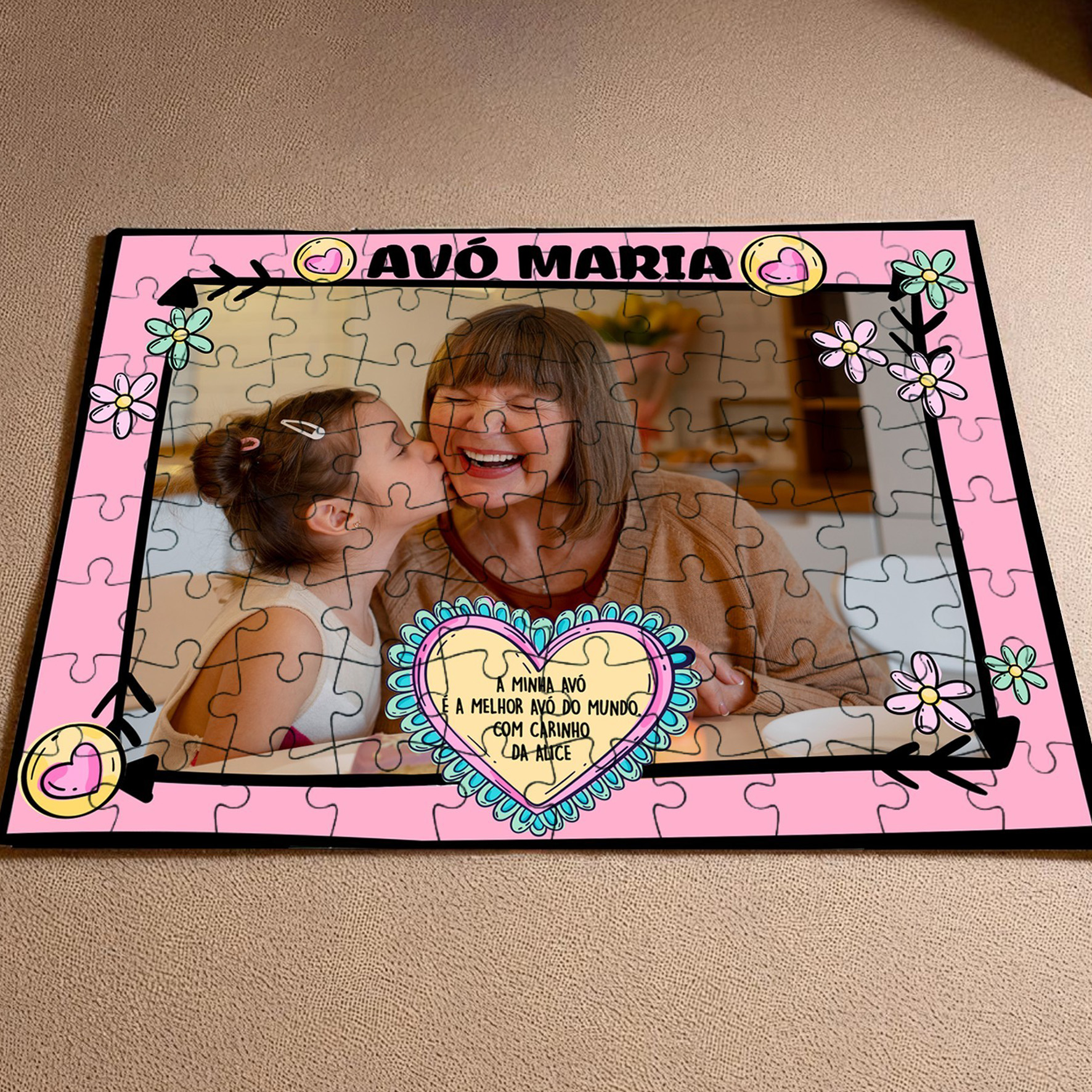 Puzzle para Avós com Fotografia