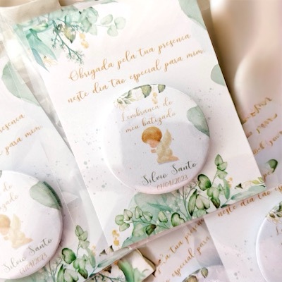 Íman com postal personalizado