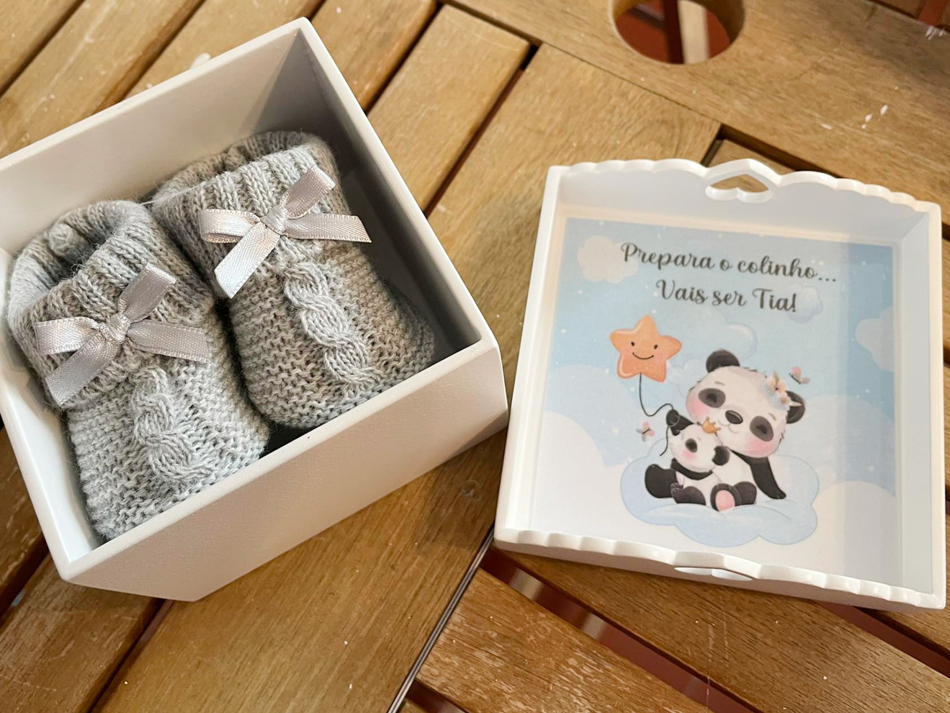 Caixa para Anunciar Gravidez