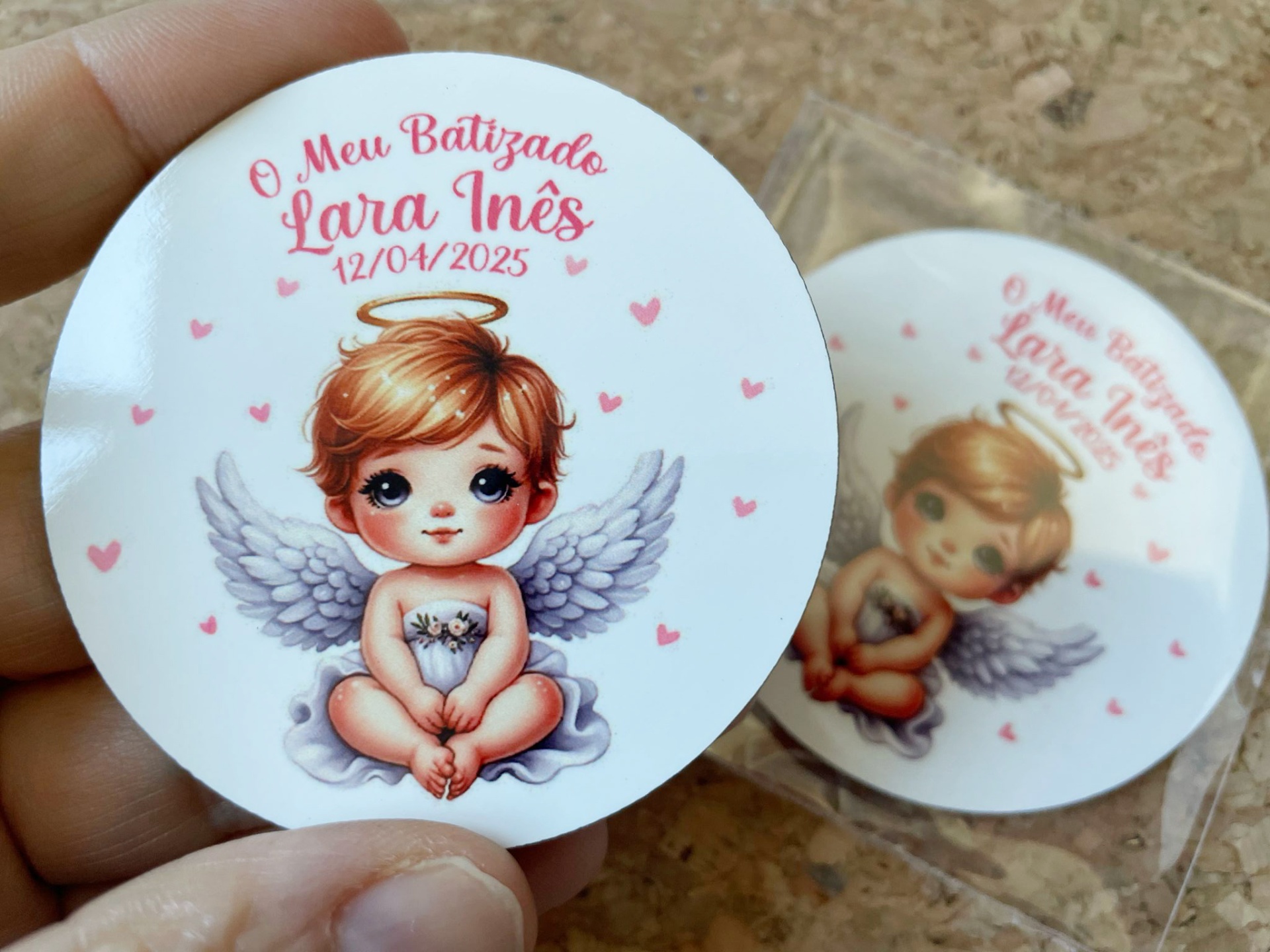 Íman de madeira personalizado