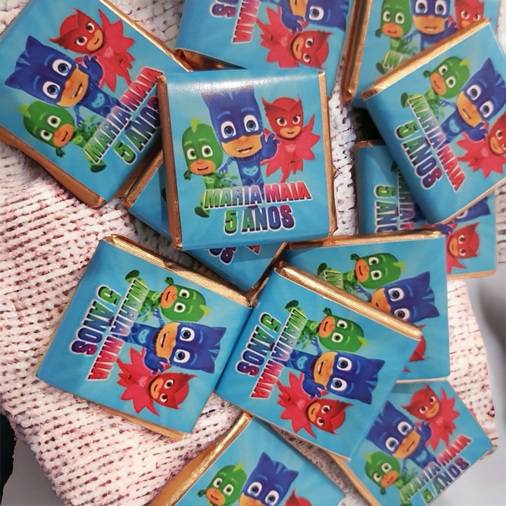 Mini chocolates personailzados