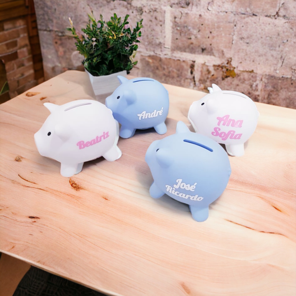 Porquinho Mealheiro Personalizado.