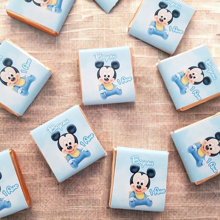Mini chocolates personailzados