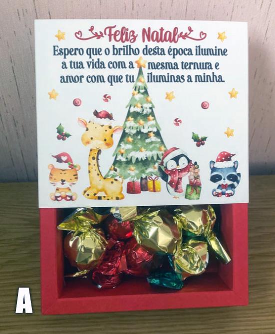 Caixa com 9 Bombons Pralines com Recheio de Leite