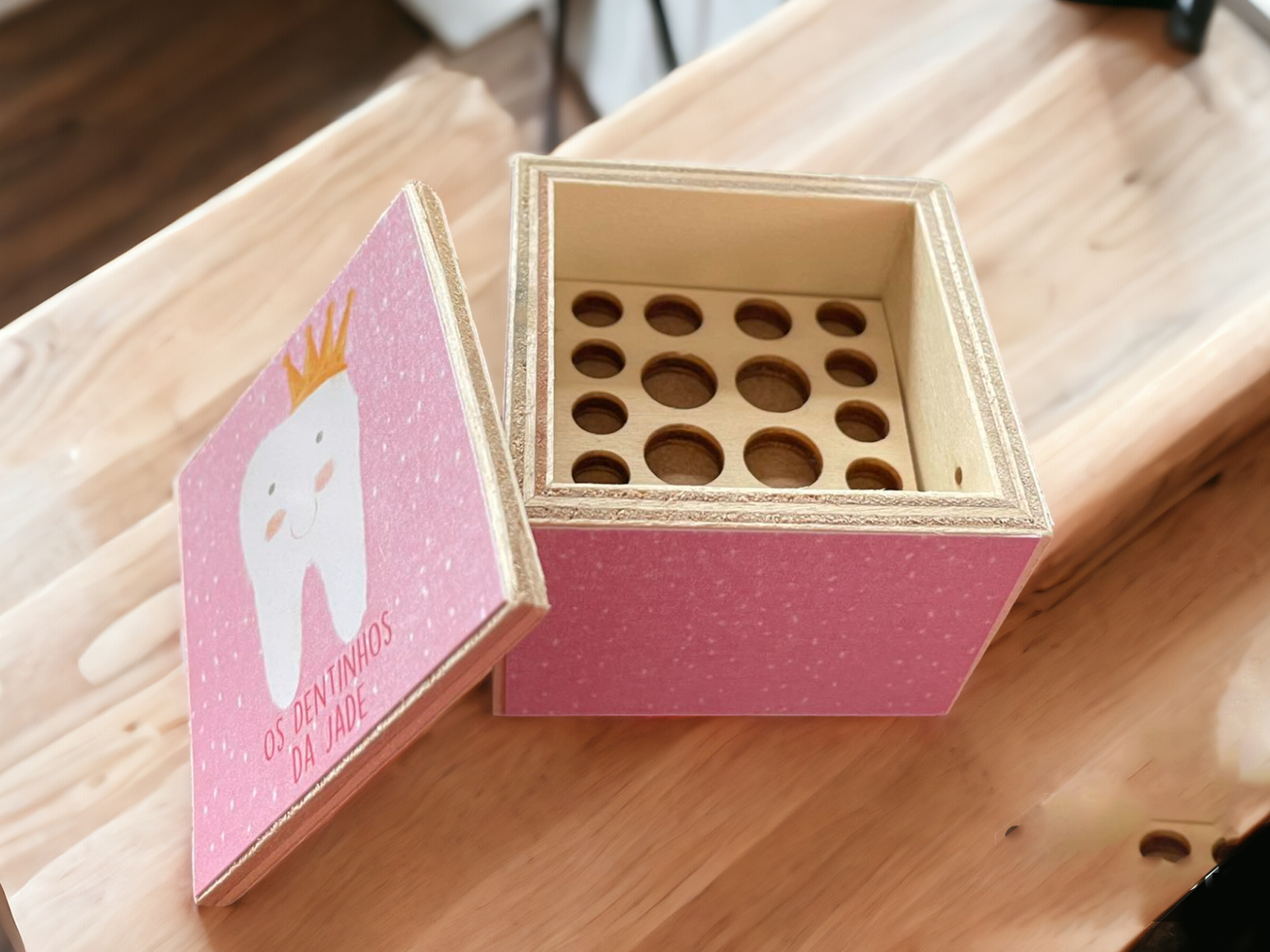 Caixa para guardar Dentes