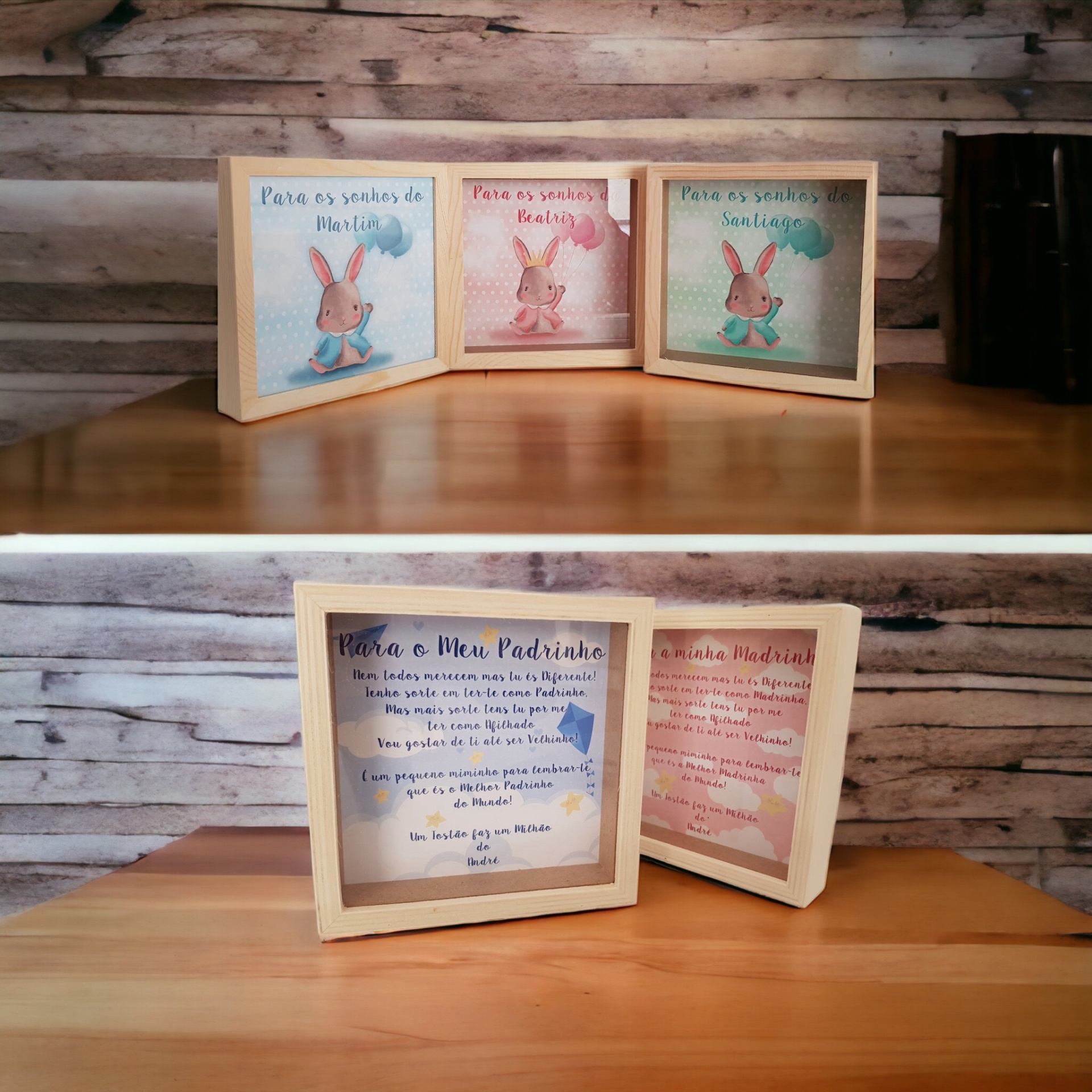 Mealheiro em  Madeira Cru