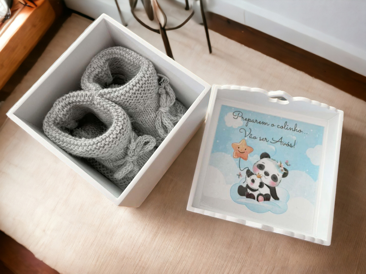 Caixa para Anunciar Gravidez