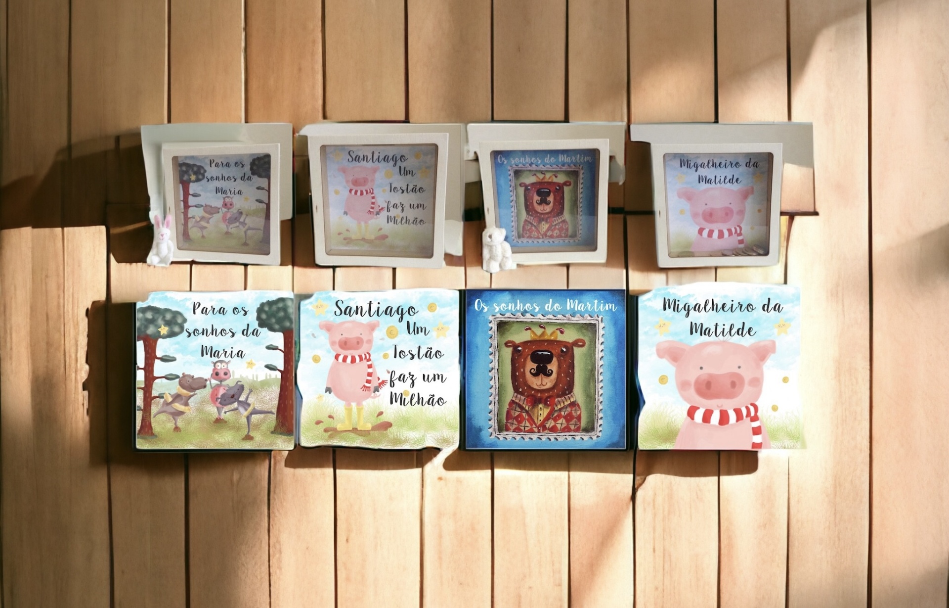 Mealheiro em  Madeira Cru