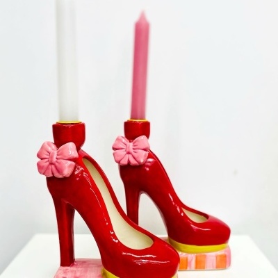 Porta-velas Sapato Salto Alto