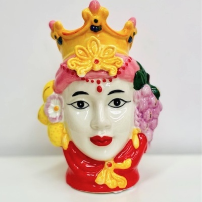 Cabeça Siciliana Mulher (Rosa)