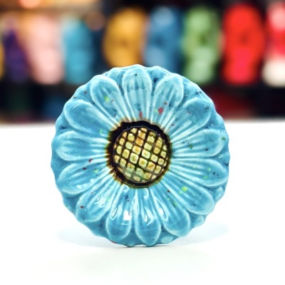 Gerbera Azul Turquesa