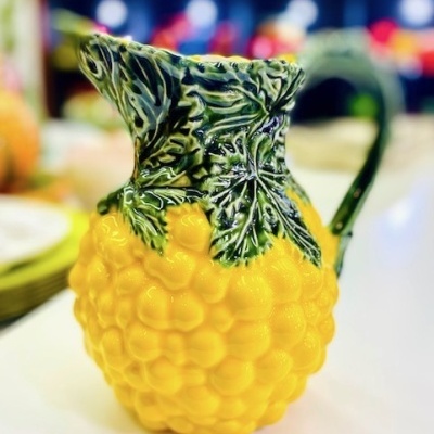 Jarro Uvas (Amarelo)