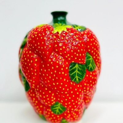 Jarra Morangos c/ Folhas