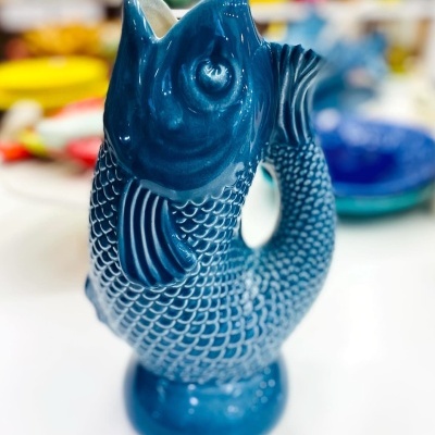 Jarro Peixe Azul