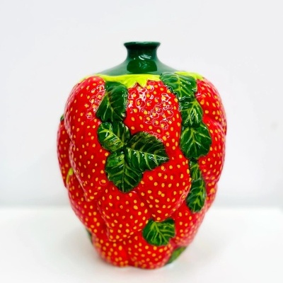 Jarra Morangos c/ Folhas