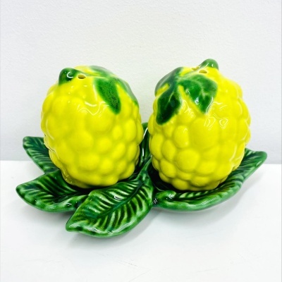 Saleiro/Pimenteiro Uvas (Amarelo)