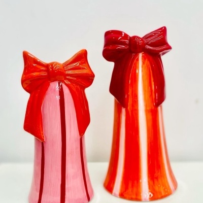 Porta-velas Laço Laranja