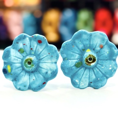 Zínia Azul Turquesa