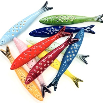 Sardinha Paliteiro Azul Cobalto