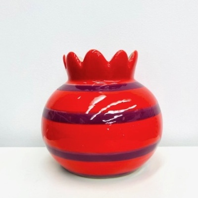 Jarra Riscas Laranja/Roxo