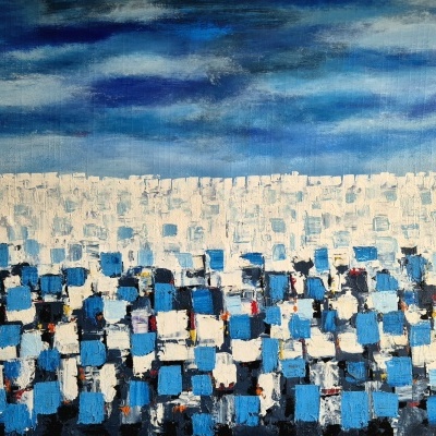 Verão azul na cidade