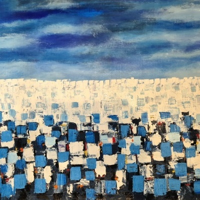 Verão azul na cidade