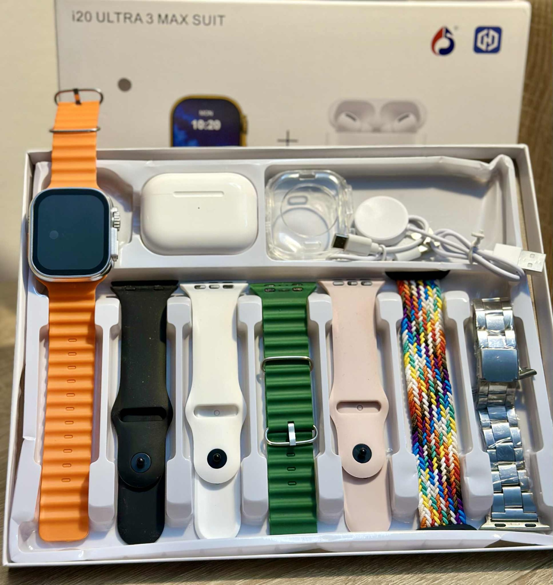 Smartwatch + Earphones i20 ULTRA 3 MAX Smartwatch + Earphones i20 ULTRA 3 MAX