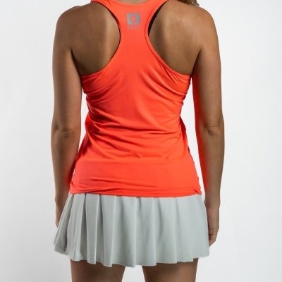 Saia de Padel Plissada Beat4 (Branca/Fuschia)