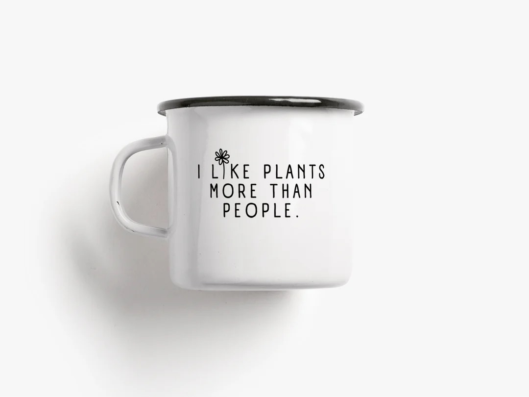 Caneca esmalte - I Like Plants Caneca esmalte - I Like Plants