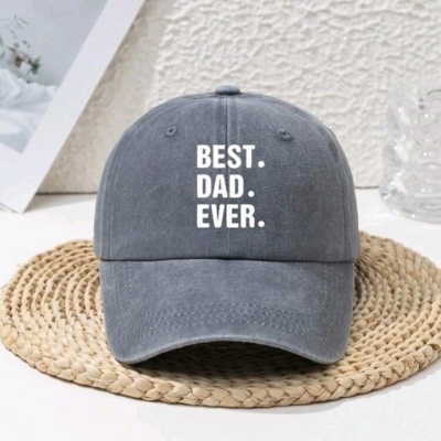 Boné  BEST. DAD. EVER.  cinza