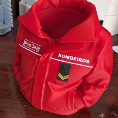 Porta canetas Casaco Bombeiros