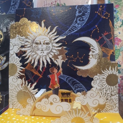 Pictura postal Pop Up príncipe