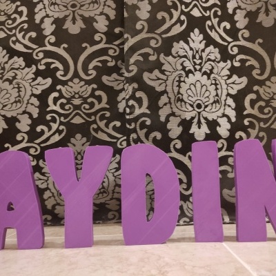 Letras soltas 3D (aprox.20cm)