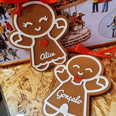 "Bola" de Natal Biscoito PERSONALIZÁVEL