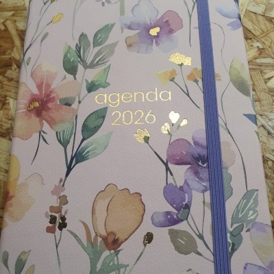 Agenda 2026 Pink Floral