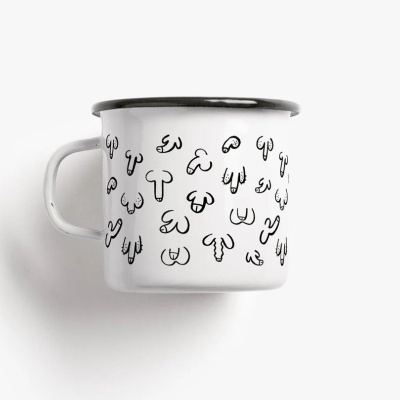 Caneca esmalte -  THICK friends
