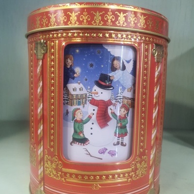 CAIXA DE METAL CARROCEL Natal (MUSICAL E GIRATÓRIO) ELFOS