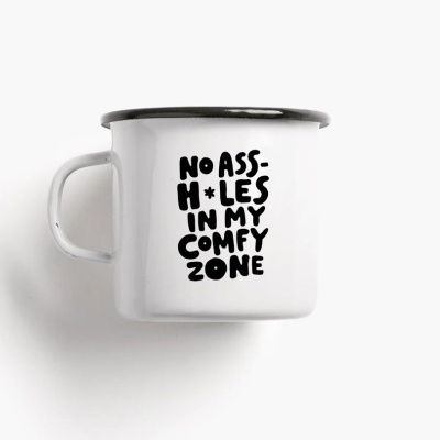 Caneca esmalte - Comfy Zone